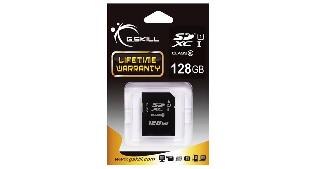 SD G.SKILL SDXC HC 128GB CLASSE 10 UHS-I